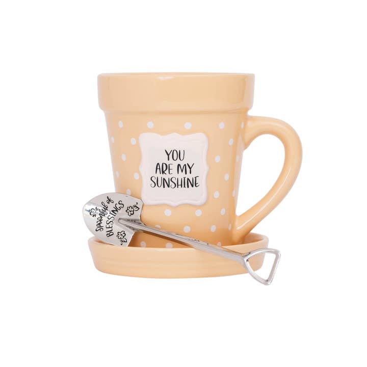 Divinity Boutique - Wholesale Coffee Mug - Flower Pot Mug: You Are My Sunshine5