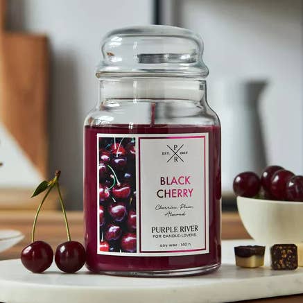 Duftlys Black Cherry - 623G for engroshandel hos Purple River