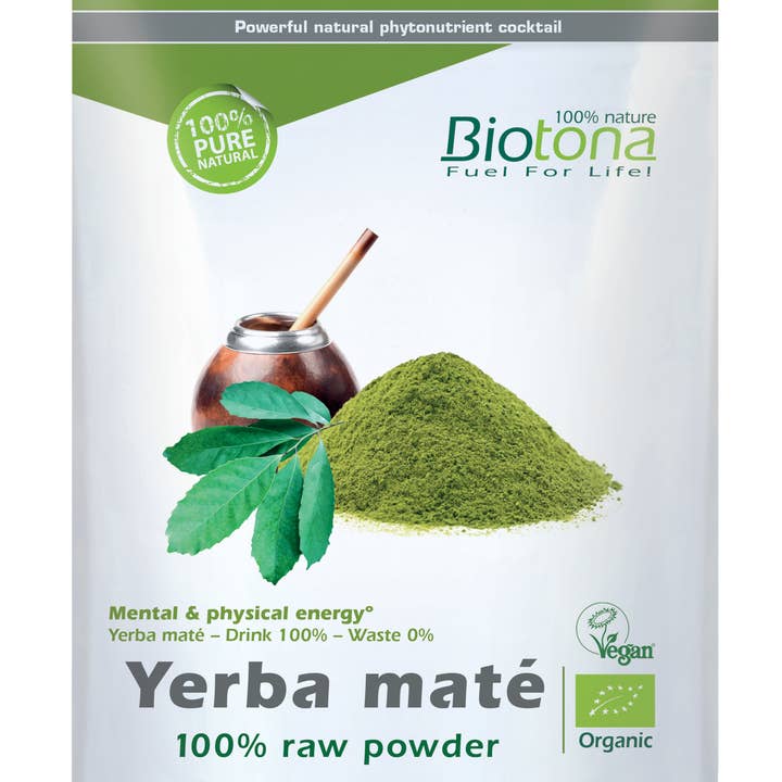 Biotona - Wholesale Protein/Superfood Powder - Yerba Maté 100% Organic Powder — 150 g0