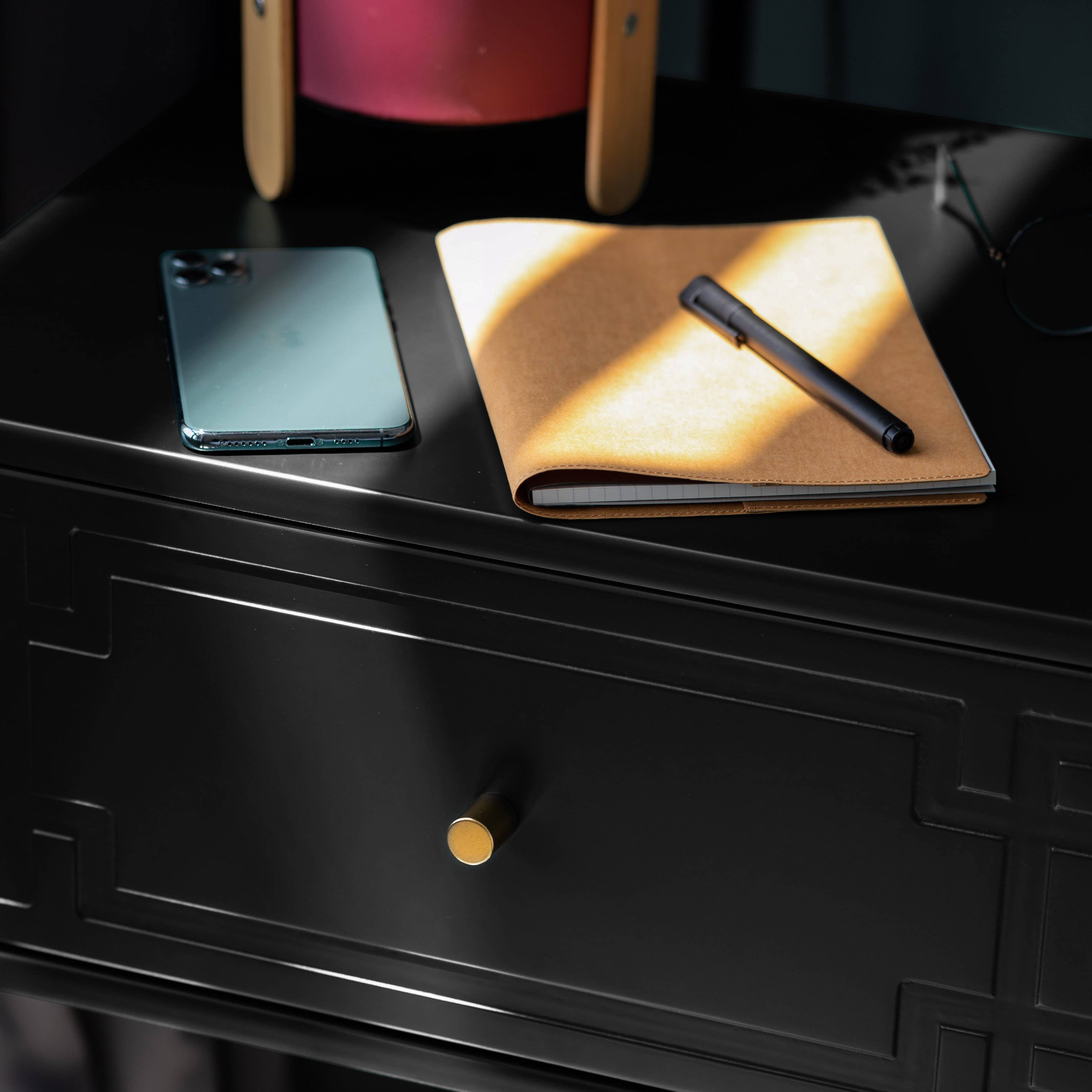 Emma's Bedroom - Wholesale Bedroom Furniture - Minya (Pattern) Bedside Table5