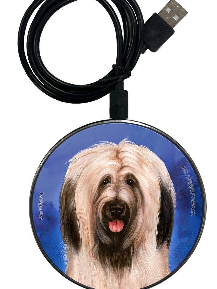 Briard Hellfalb Unbeschnitten - Zoomies Handy-Ladegerät für den Großhandel von Pet Gifts USA, LLC