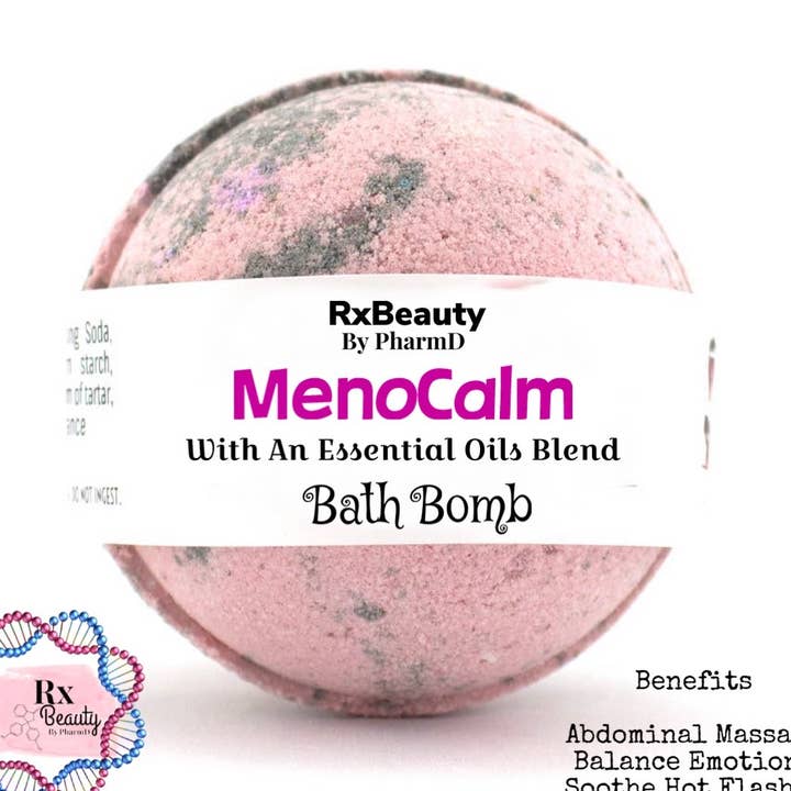 Bombe de bain MenoCalm pour la vente par Beauty By PharmD