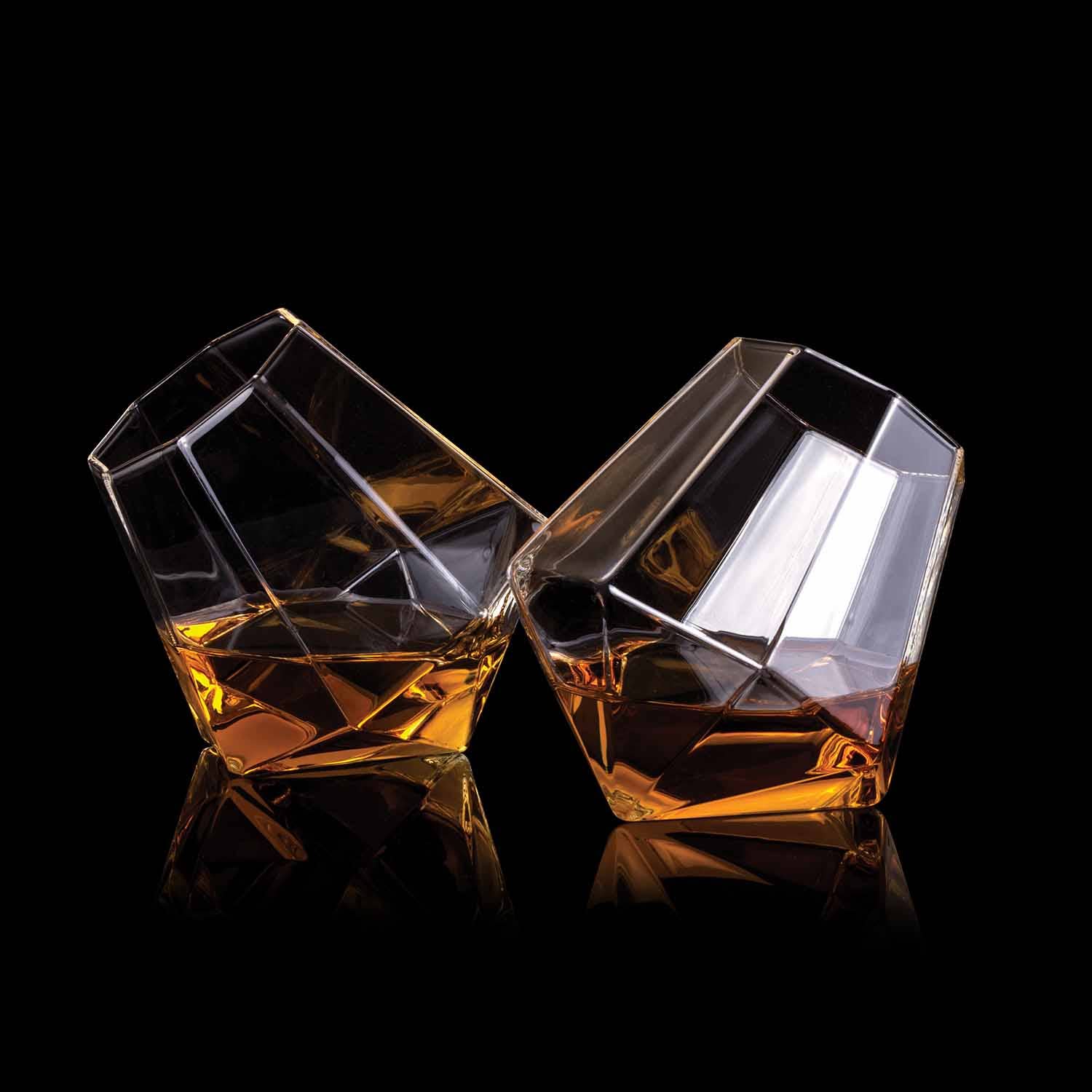 Mad Monkey GmbH - Wholesale Cocktail/Liquor Glass - Diamond-shaped glasses in a set of 2 Diamond glasses2