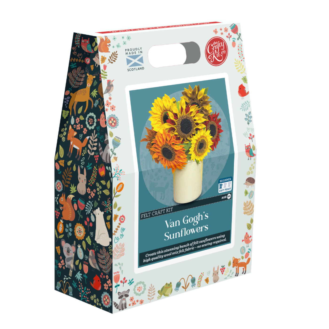 The Crafty Kit Company – wholesale DIY craft kit – Van Gogh's Felt Sunflowers Kit1