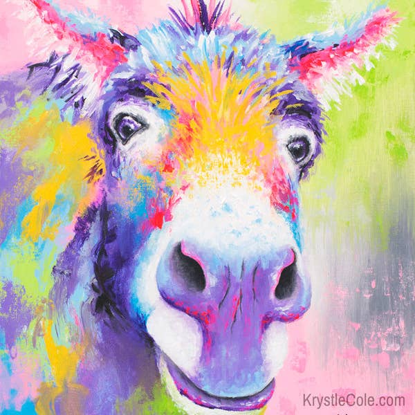 Krystle Cole Fine Art - Wholesale Art Print - Donkey Art Print