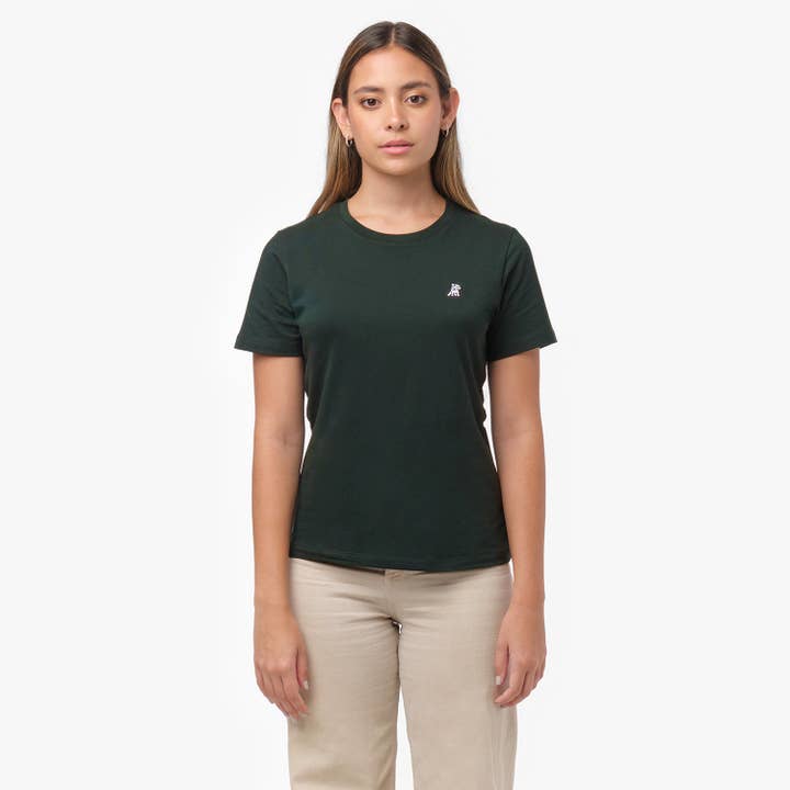 T-shirt en jersey à col rond pour femme pour la vente par James Bark