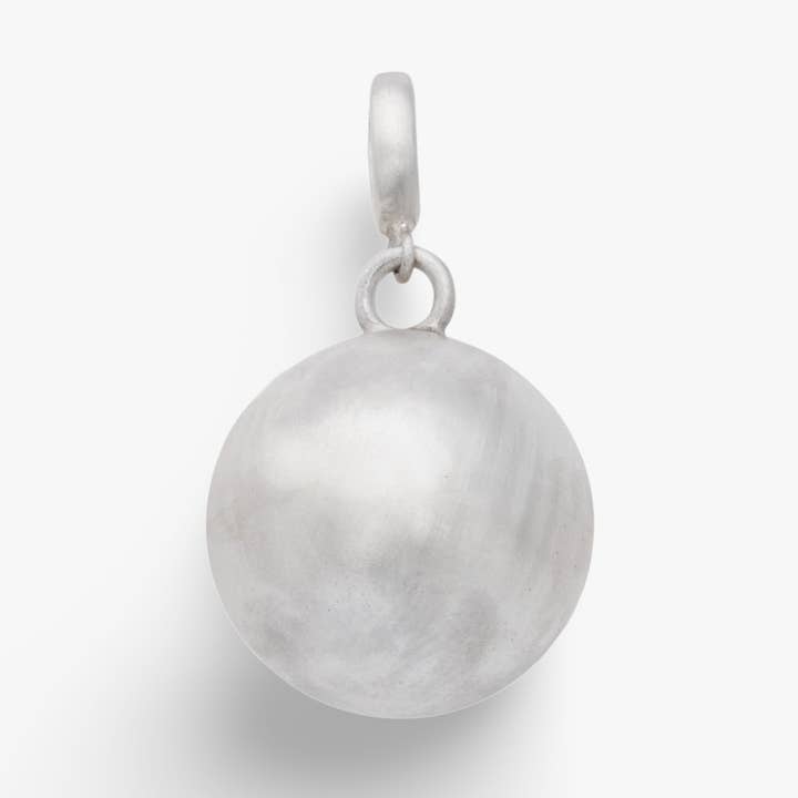 Ciondolo a clip a forma di grande bocciolo in argento per la vendita all'ingrosso da parte di Golden Horn Jewellery