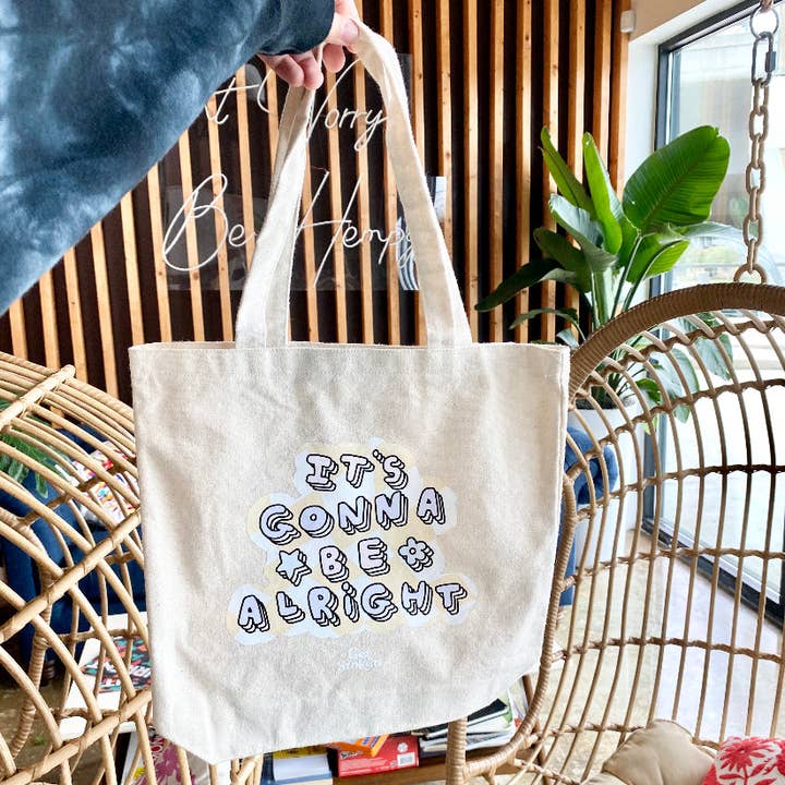 Borsa a tracolla It's Gonna Be Alright per la vendita all'ingrosso da parte di Get Stoked