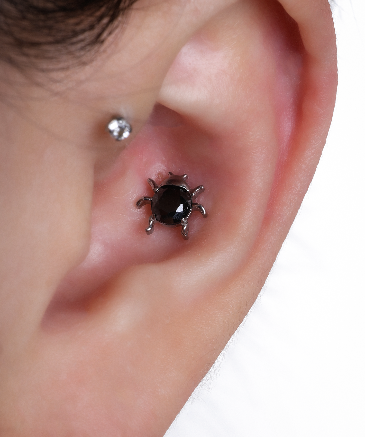 oumo jewelry - Wholesale Stud/Post Earrings - Titanium Ladybug Stud13