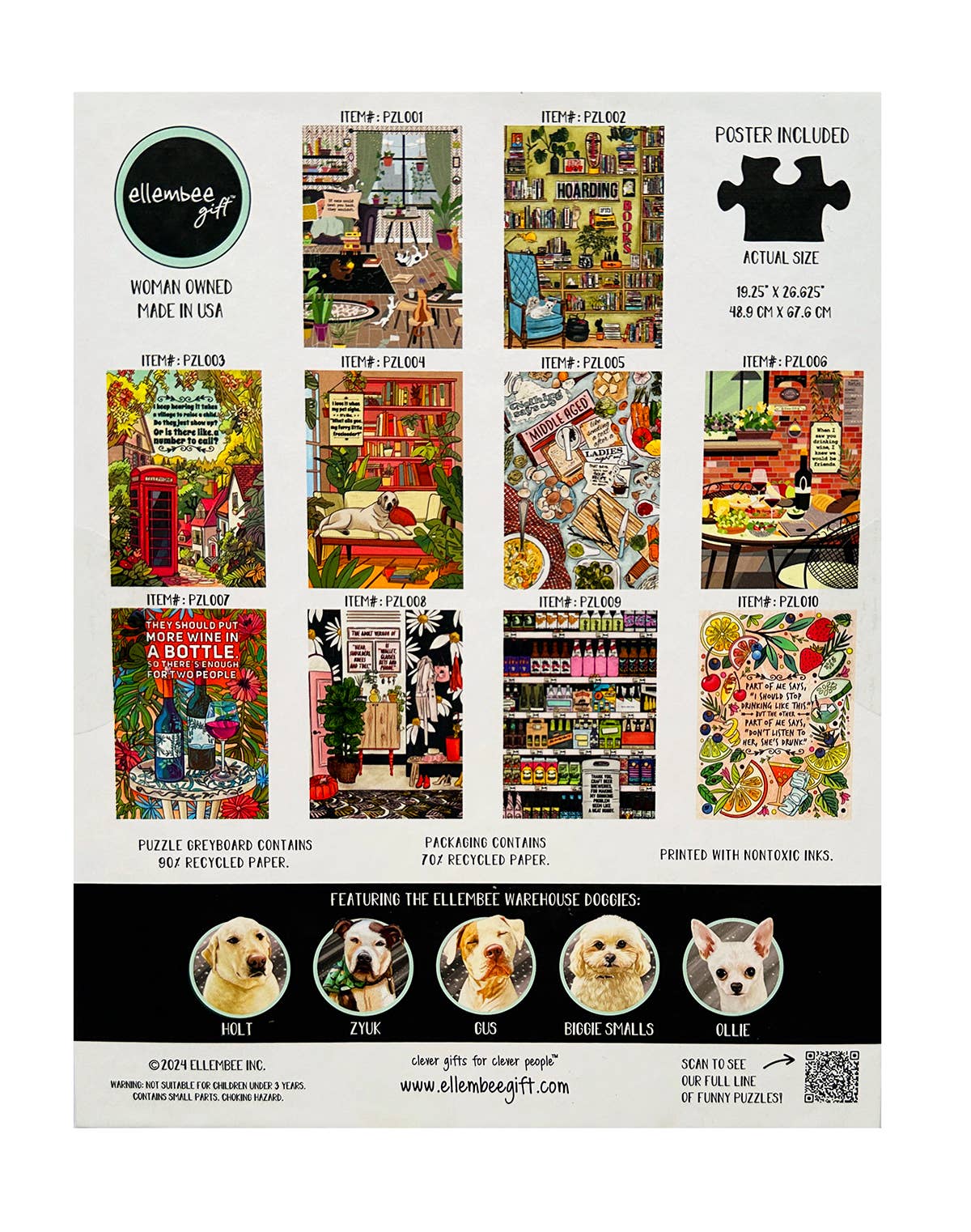 ellembee gift - Wholesale Puzzle - Adult - Texting cats - 1000 piece soft touch Jigsaw Puzzle2
