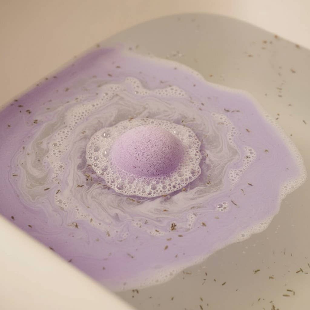 Pure Drop - Wholesale Bruisbal/schuim - Droomachtige en kalmerende lavendel bruisbal, groot - 227 g2