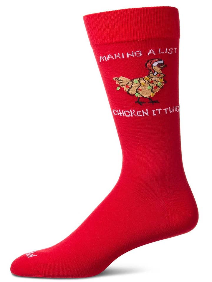 Chicken It Twice Men's Holiday Crew for wholesale by Infinity Classics International Inc.