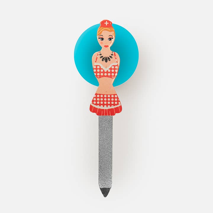 Bath Accessories Company - Wholesale Nail File - Spoiled Girl Nail File with Suction Cup0