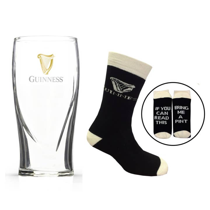 Guinness – Pint Glass & Socks Set for wholesale by Guinness