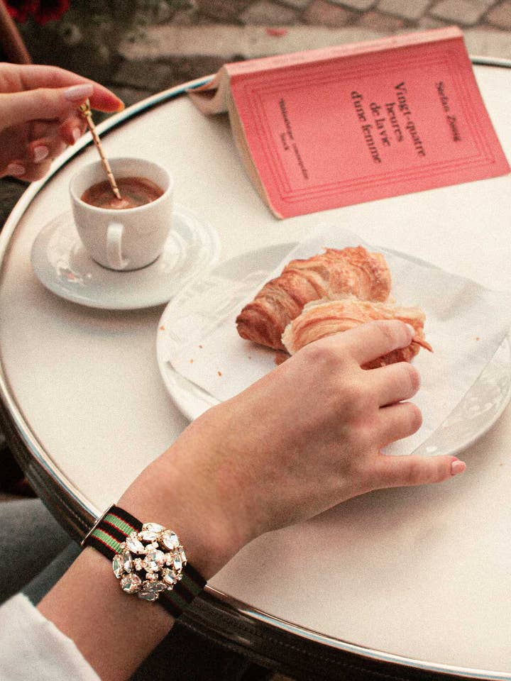 Armband Tanya svart grönt bordeaux för wholesale av Froufrouz