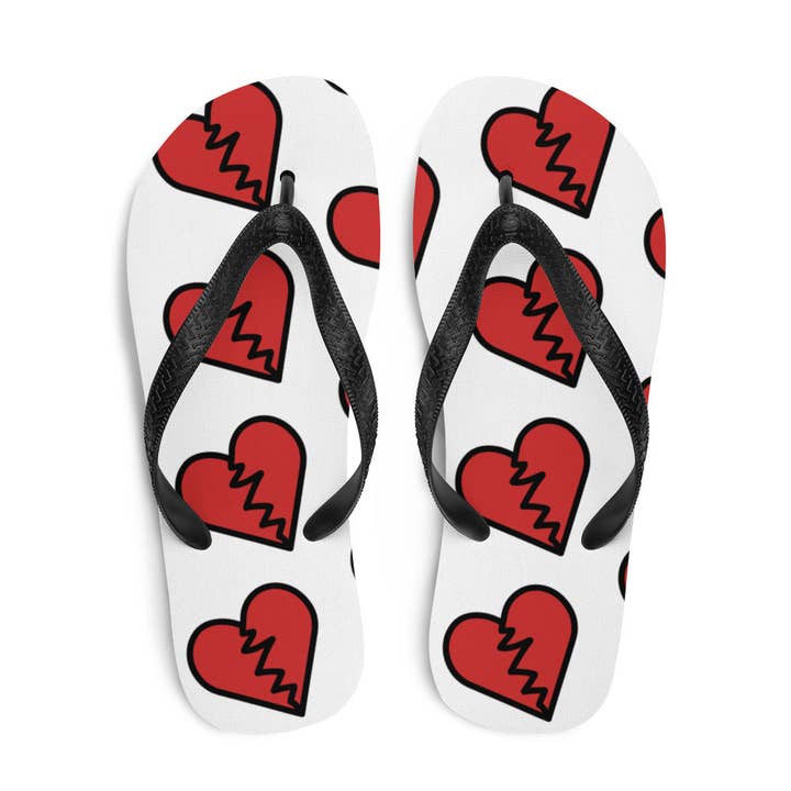 BRKN </3 badslippers voor wholesale door Sad Boy Crew