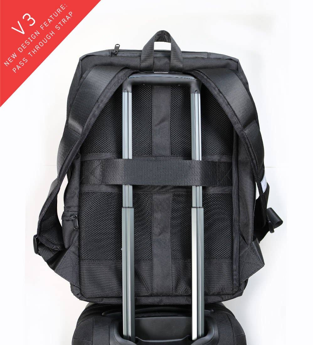 The Shrine - Wholesale Backpack - Unisex - Shrine Sneaker Weekender - Triple Black V37