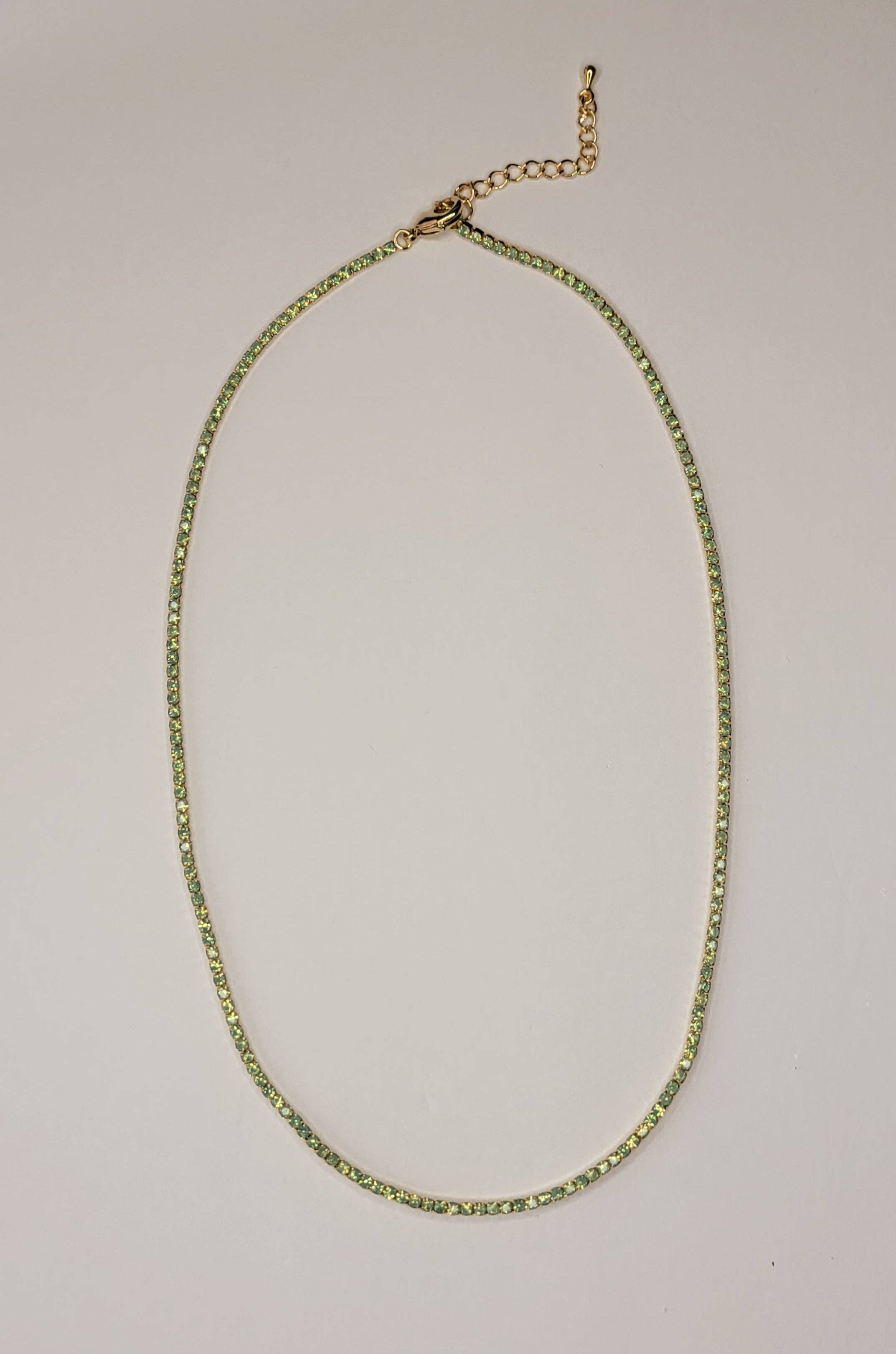 BETTYOH INC - Wholesale Schakelketting - Halsketting met opaal strass5