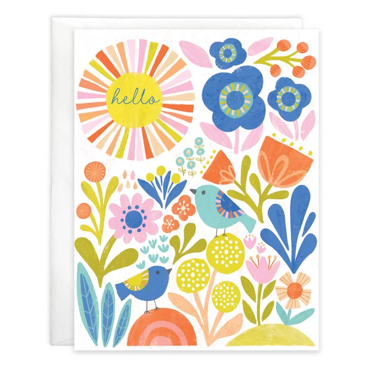 Boxed/Packaged Blank Note Card - Sunny Days for wholesale by GINA B DESIGNS