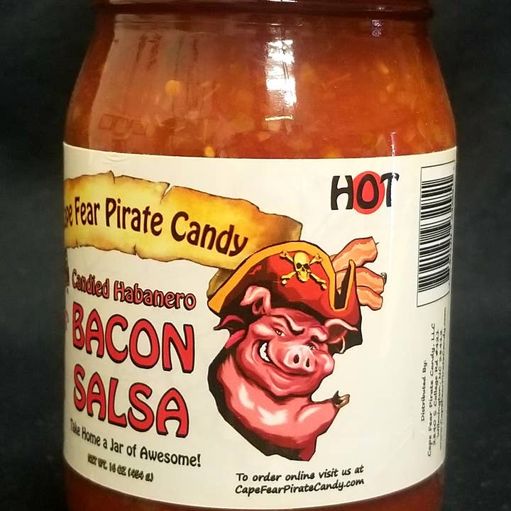 Cape Fear Pirate Candy, LLC - Wholesale Salsa - Candied Habanero Bacon Salsa