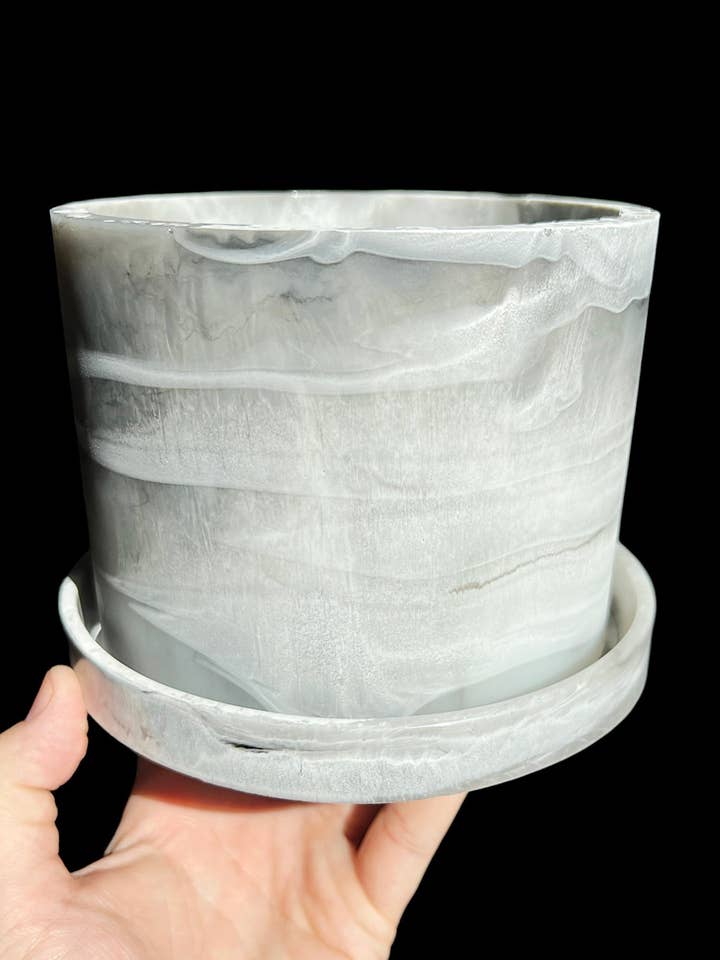 Plant Pot - Marbled Stone for wholesale by Terrestrial
