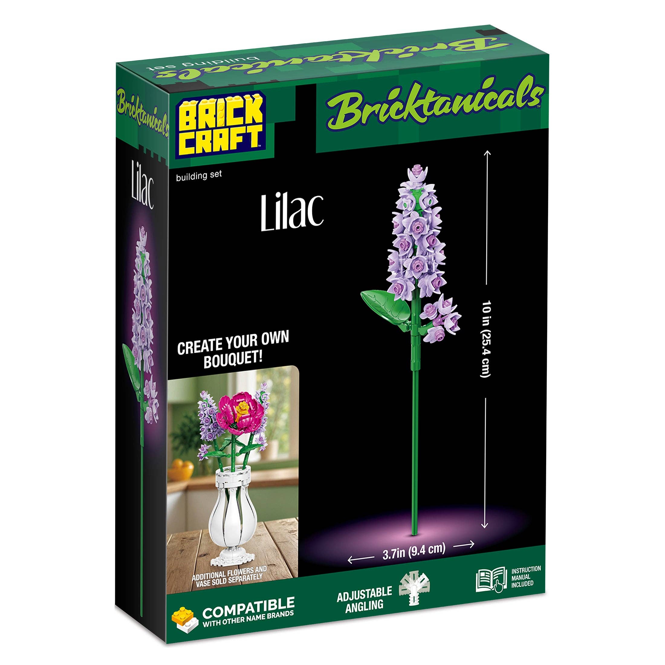 Brickcraft - Wholesale Building Set - Kids - Lilac Botanical Flower Building Kit4