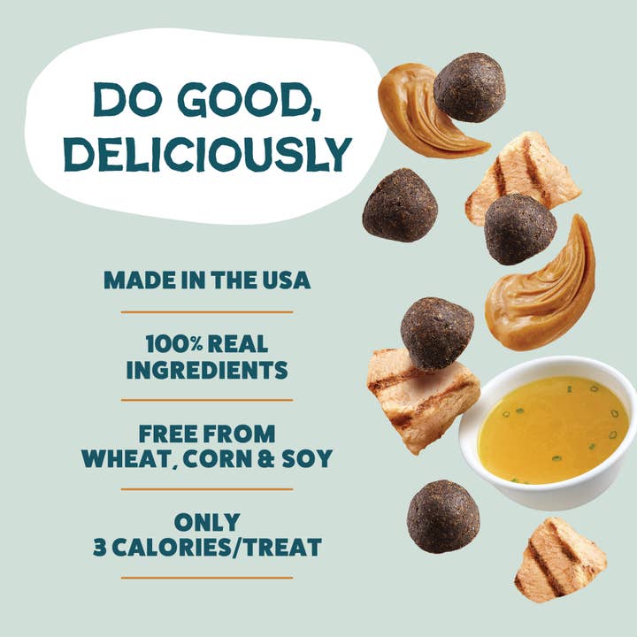 Shameless Pets - Wholesale Pet Treats - Dog - Peanut Butter Bliss Bone Broth Dog Training Treats6