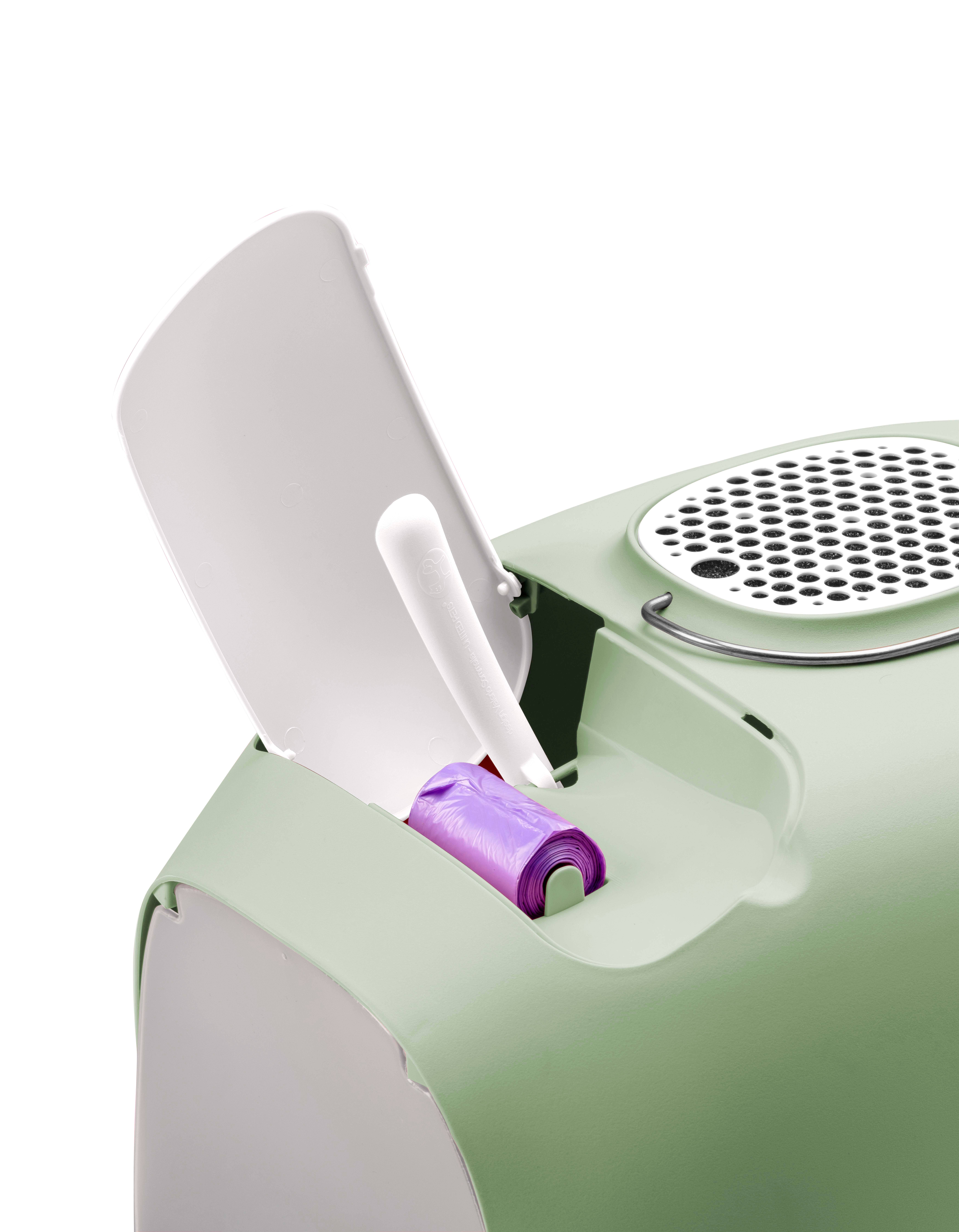 United Pets - Venta al por mayor Comedero - Gatos y perros - Caja de arena de diseño cubierta con filtro y accesorios de limpieza2