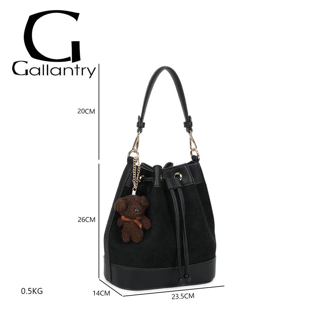 Gallantry - Wholesale Shoulder Bag - Women's - Oria Suedine(KJ-62050-1)2