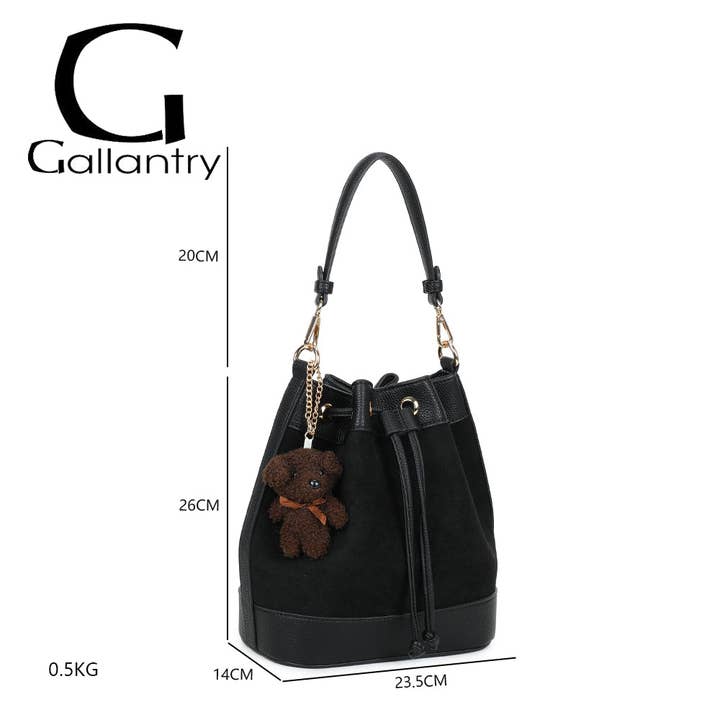 Gallantry - Wholesale Shoulder Bag - Women's - Oria Suedine(KJ-62050-1)6