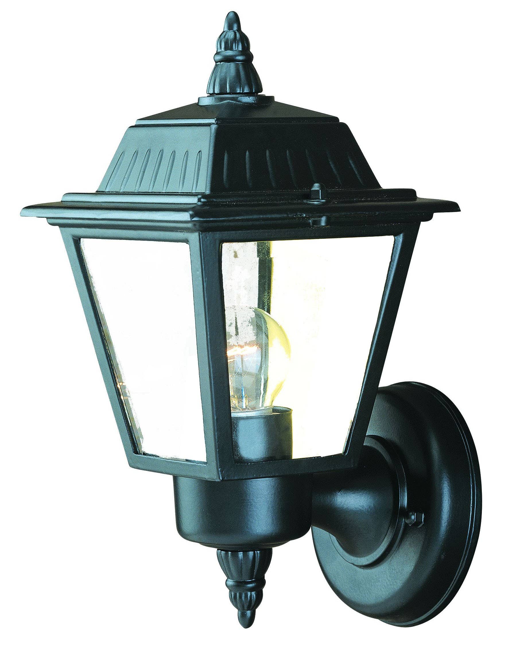 HomeRoots - Wholesale Outdoor/Lawn Light - Matte Black Cast Aluminum Outdoor Wall Light