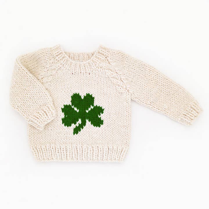 Shamrock Crew Neck Sweater Baby & Toddler for wholesale by Huggalugs