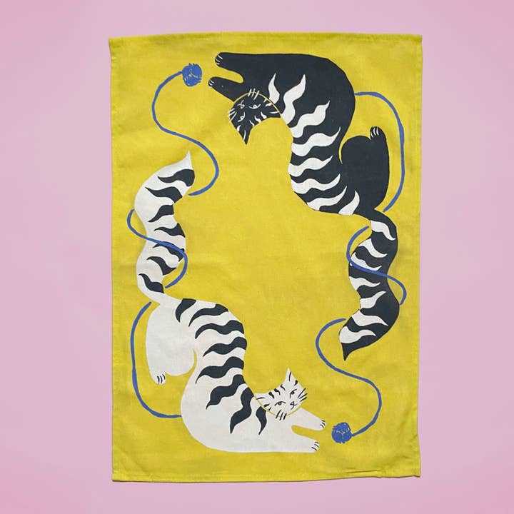 Magic Cat Tea Towel for wholesale by Supra Endura