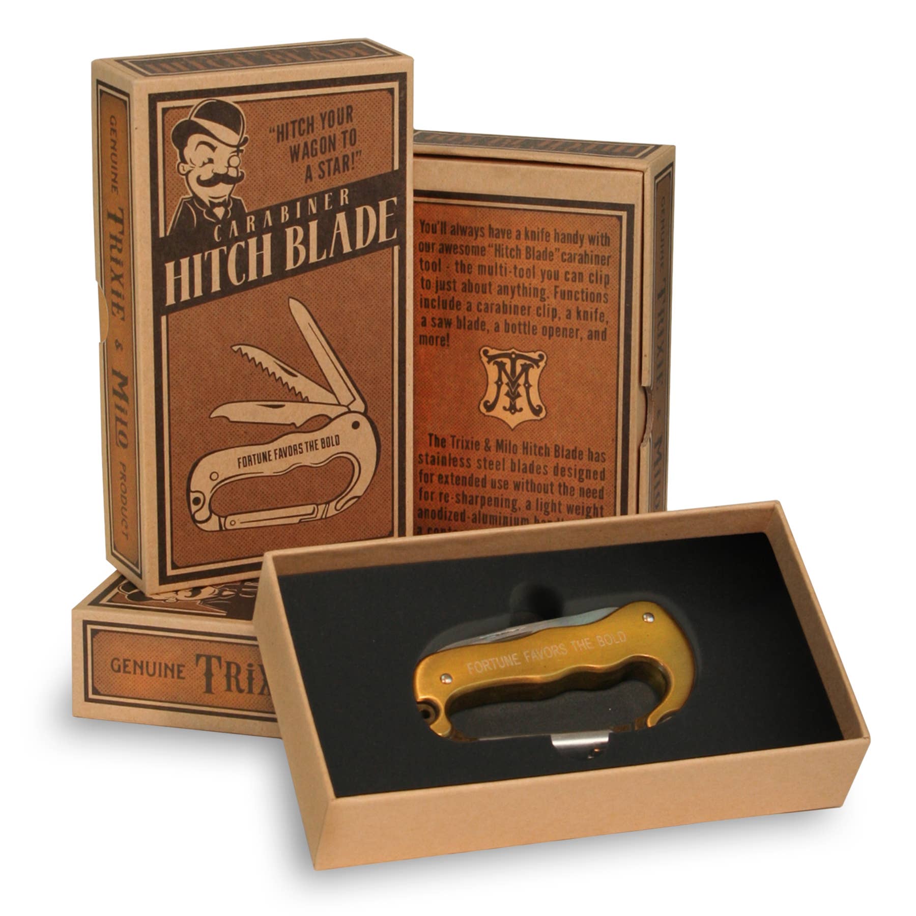 Lucky Jack – wholesale Praktiskt verktyg – Hitch Blade Karbinhake Multiverktyg (12-pack)1