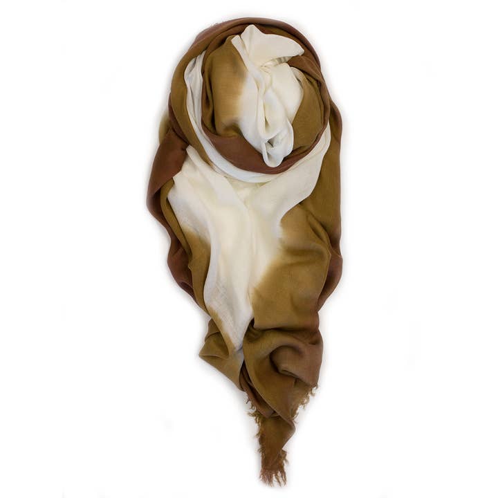 Sciarpa Fasciata - Terra per la vendita all'ingrosso da parte di fig & bella
