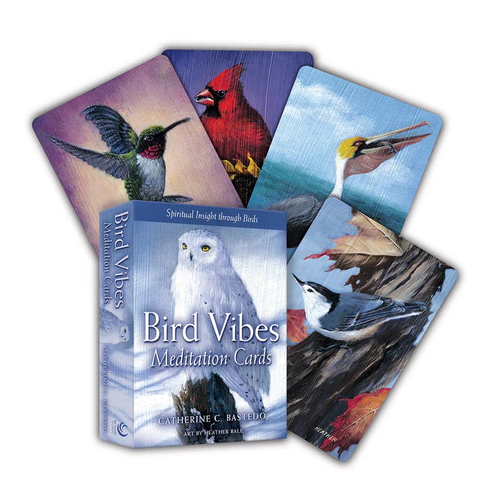 Bird Vibes meditatiekaarten: spiritueel inzicht door vogels voor wholesale door Beyond Words