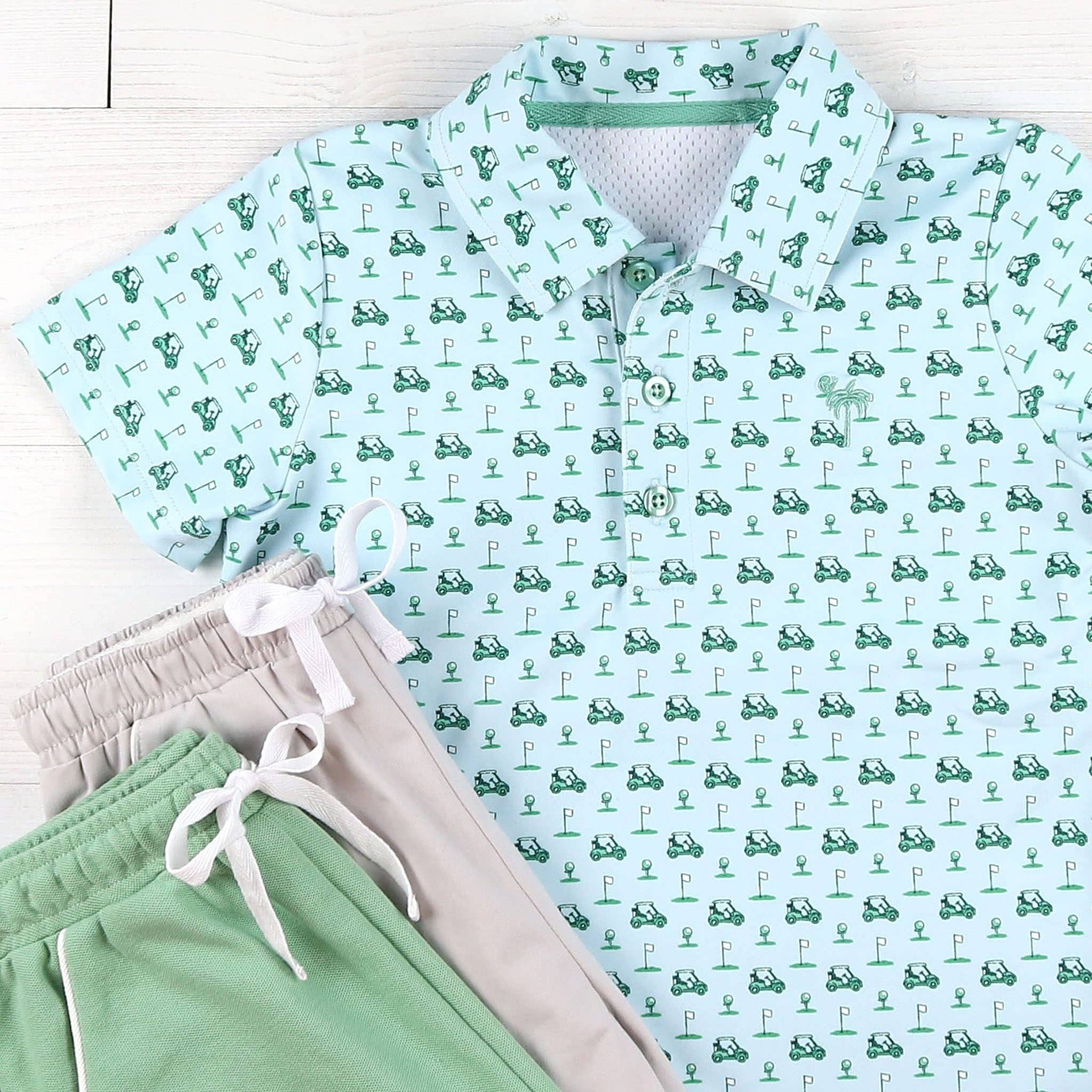 Shrimp and Grits Kids - Wholesale T-Shirt - Kids - Golf Performance Polo3