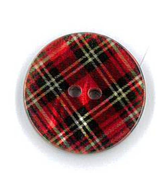 NEMARK – Großhandel Anstecker/Button – TARTAN-GEMUSTERTER KNOPF2