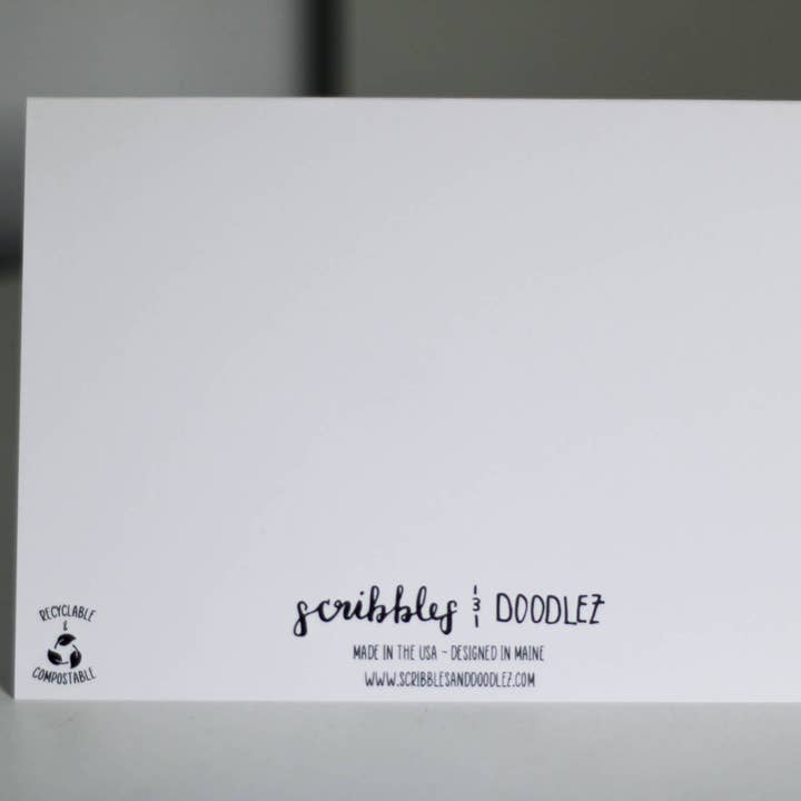 Scribbles and Doodlez - Wholesale Love Card - I Love You To the Moon | Celestial Love Card1