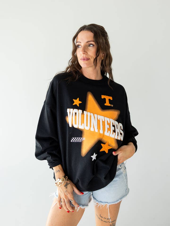Tennessee Aura Multimedia OS Fleece Trui voor wholesale door Gameday Social Apparel Co.®