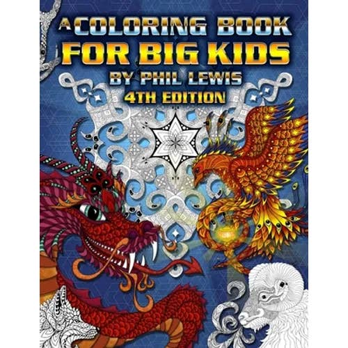 Books by splitShops - Wholesale Book - Kids - A Coloring Book for Big Kids - 4th Edition - Paperback