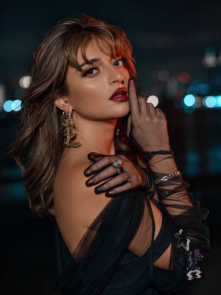 Black Tulle Gloves for wholesale by Mona Fares