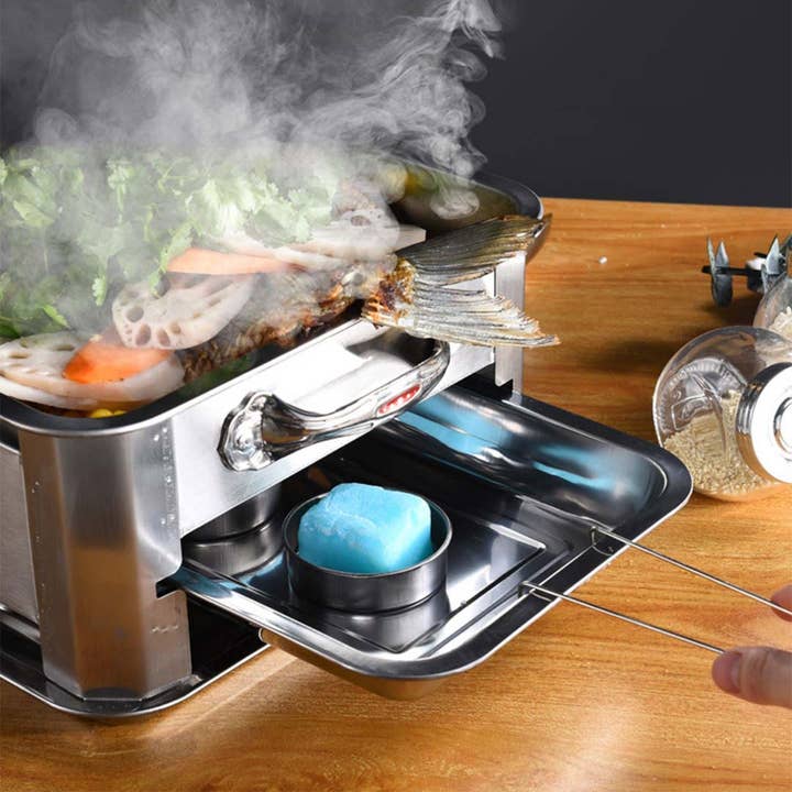 SOGA International Pty Ltd - Wholesale Cooking pot - 36cm Portable Fish Chafing Dish1