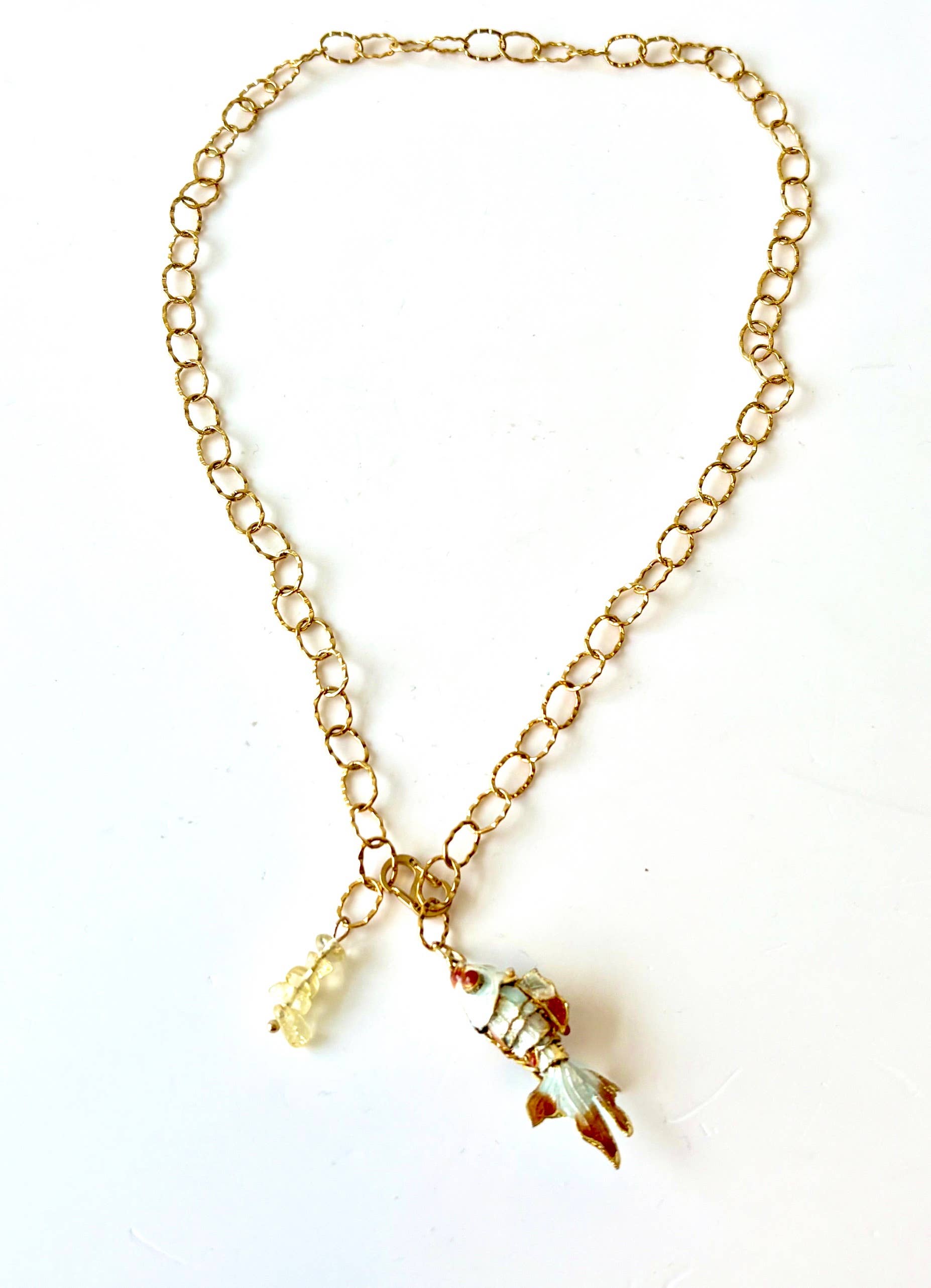 Chic Le Freak – wholesale Pendant/charm necklace – Chain fish email cloisonné0