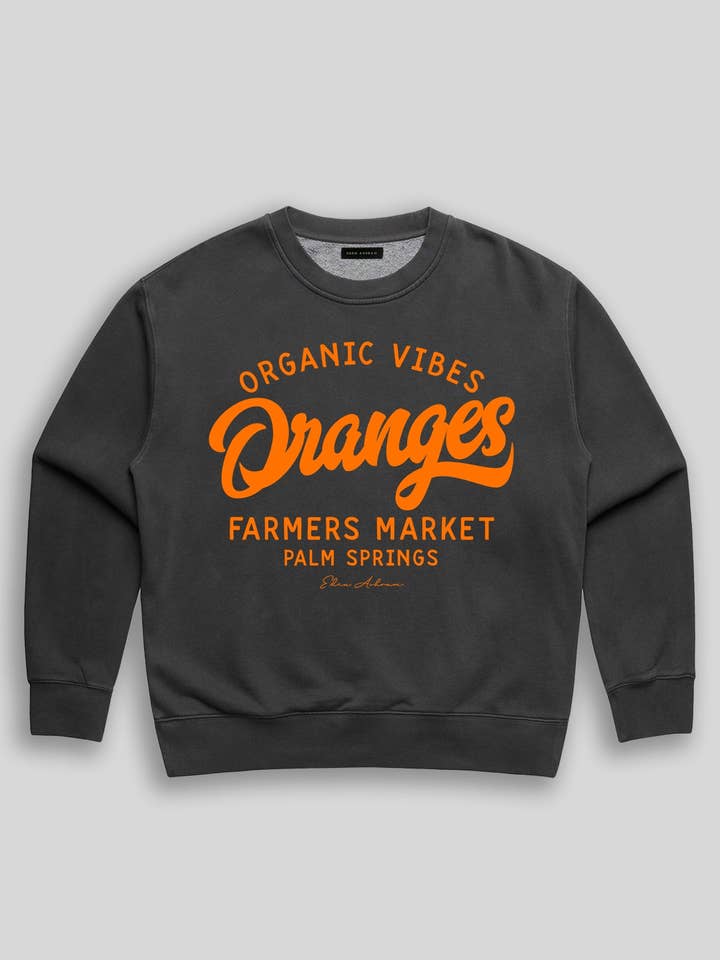 Farmers Market Premium blekt sweatshirt för wholesale av Eden Ashram