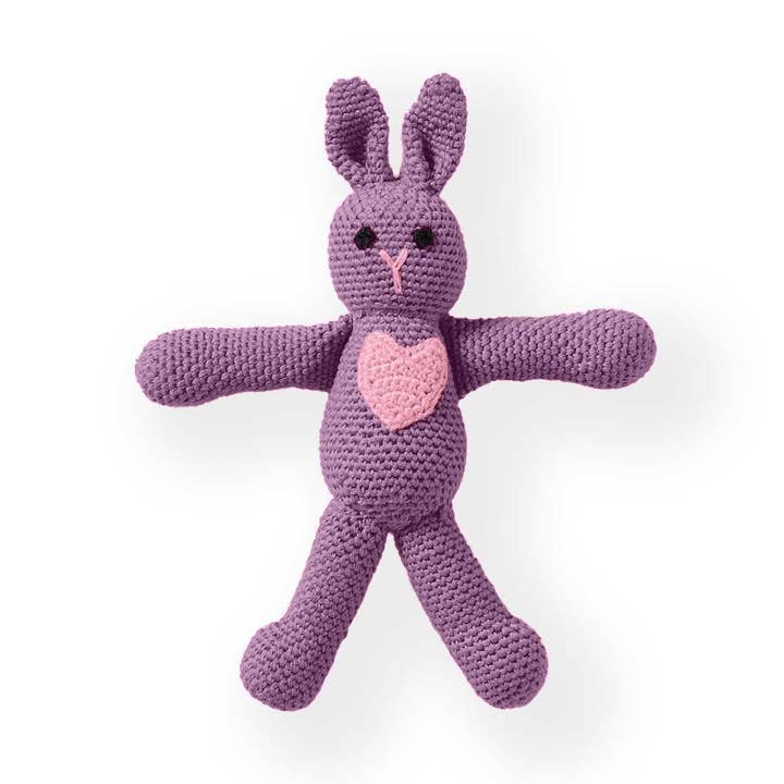 SERRV International - Wholesale Decorative Tabletop Object - Violet Love Bunny0