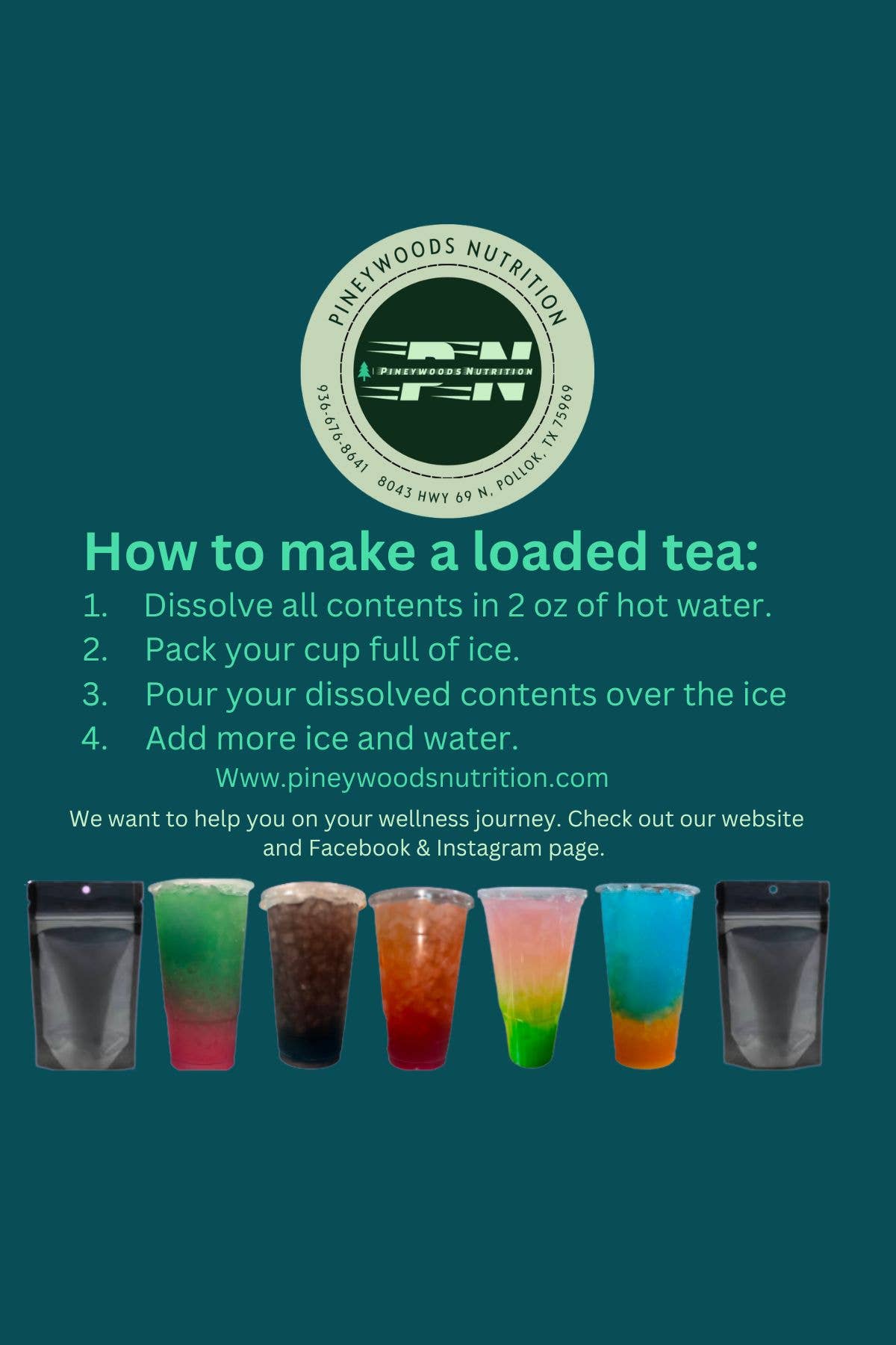 Pineywoods Nutrition - Wholesale Sports/Energy Drink - Sweet Prickly Pear- 32oz1