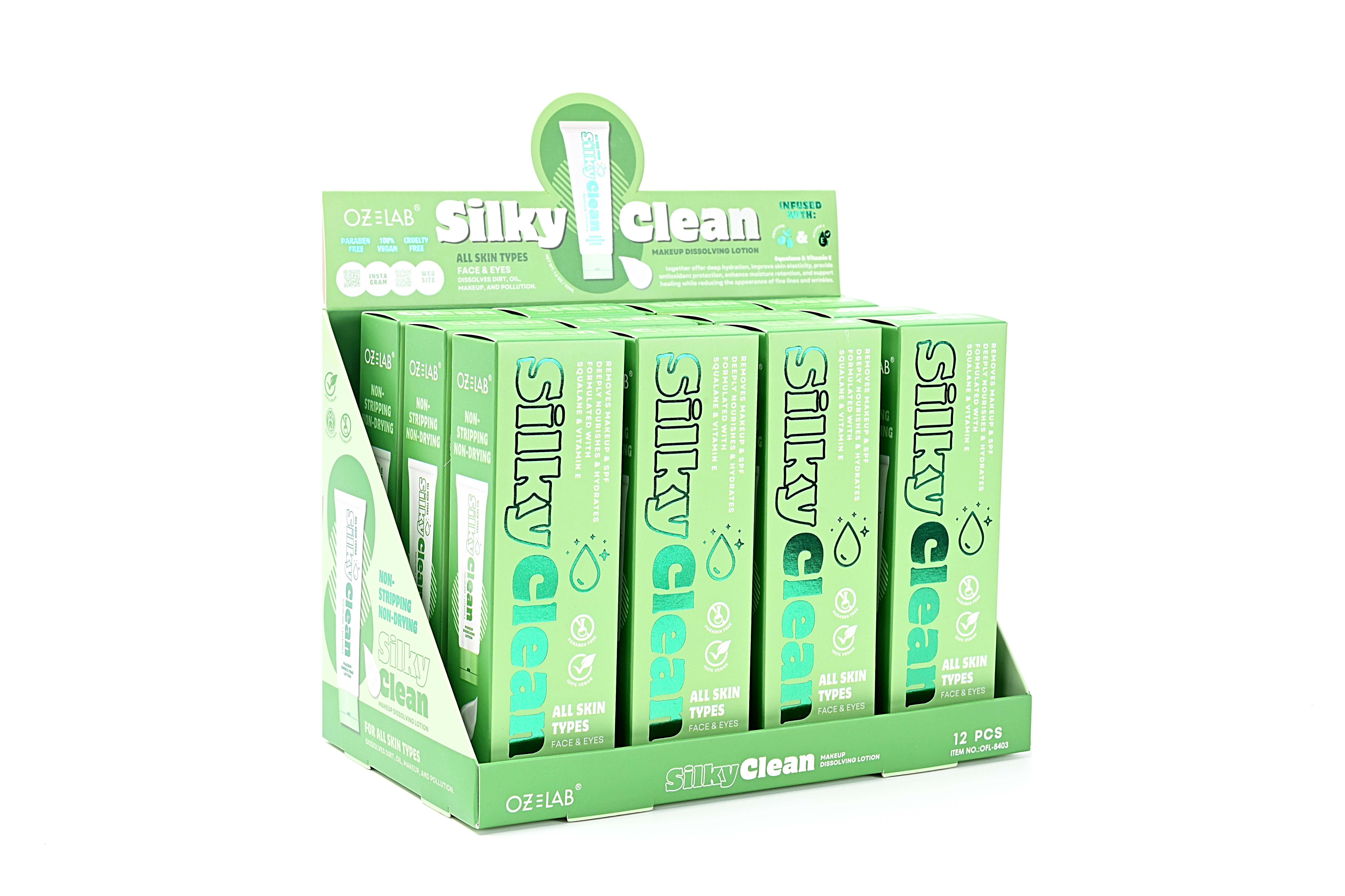 OZ Lab Beauty - Vendita all'ingrosso Struccanti - Silky Clean - Lozione Struccante7