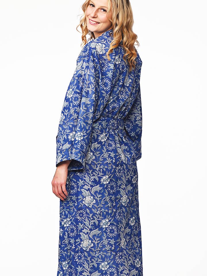Sevya Handmade - Wholesale Robe - Women's - Lalita Block Print Kimono Robes5
