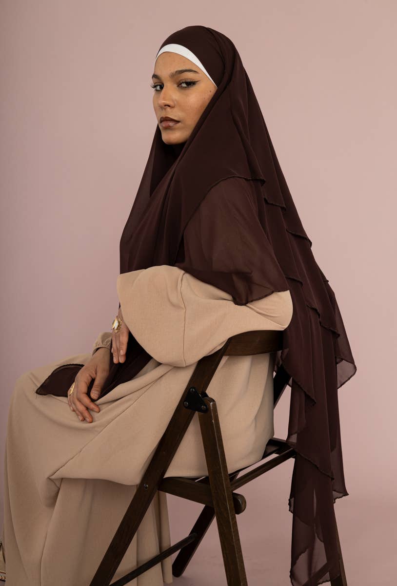IDEAL OUTFIT - Wholesale Hijab - Women's - Khimar three shuttlecock for women ref:231729